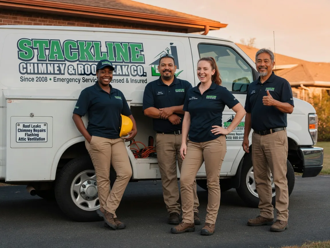 Chimney flashing repair company in Burdick, KS